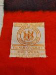 Hudson Bay Vintage Red Wool Blanket 73x89