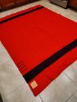 Hudson Bay Vintage Red Wool Blanket 73x89
