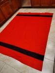 Hudson Bay Vintage Red Wool Blanket 73x89