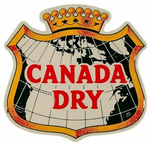 Canada Dry Vintage Laser Cut Metal Sign