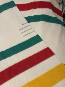 Hudson's Bay Co. Vintage Wool Twin Blanket
