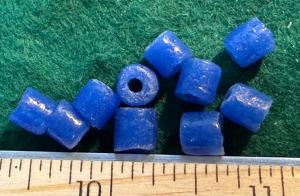 Antique Hudson Bay Company Cobalt Trade Beads