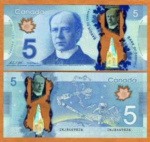 2013 $5 Bank of Canada Space Exploration Note
