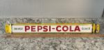 Vintage Pepsi Cola Porcelain Door Push Bar Sign