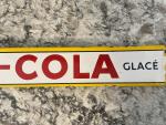 Vintage Pepsi Cola Porcelain Door Push Bar Sign