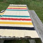 Hudson's Bay Vintage Wool Blanket - 75 x 59”