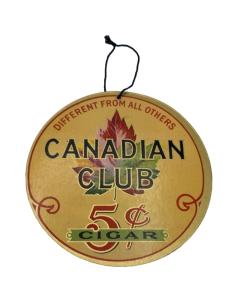 1930s Canadian Club Cigar Pull Sign
