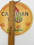 1930s Canadian Club Cigar Pull Sign