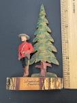 Vintage Canadian Mountie & Fir Tree Souvenir