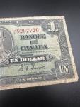 1937 One Dollar Banknote from Bank of Canada