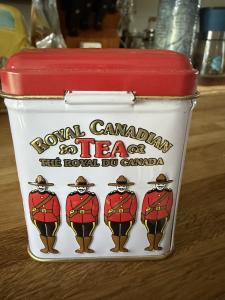 Royal Canadian Mounted Police Tea Tin