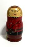 Royal Canadian Mounted Police Doll Set with Maple Leaf