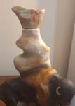 Hudson's Bay 1970 Rye Whiskey Porcelain Decanter