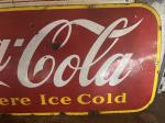 Vintage Canadian Coca Cola Porcelain Sign