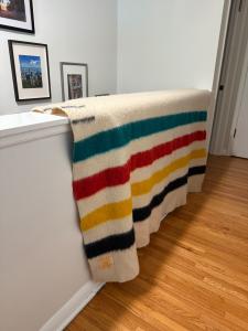 Hudson Bay Wool 4-Point Striped Blanket