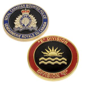 RCMP "E" Division Challenge Coin