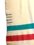 Hudson's Bay Vintage Wool Throw Blanket with Tags