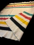 Hudson's Bay Vintage Wool Throw Blanket with Tags