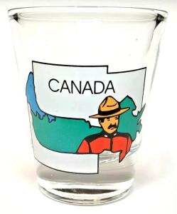 Mountie Shot Glass - Royal Canadian Spirit