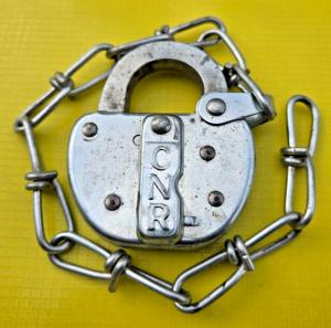 CNR Canadian National Railway Vintage Padlock