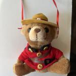 Canadian Mountie Bear Holiday Ornament