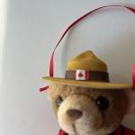 Canadian Mountie Bear Holiday Ornament