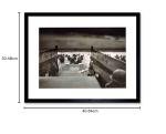 D-Day Landing: Framed Vintage WWII Art