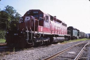 Vintage Fuji Railroad Slide, CP Canadian Pacific #5678