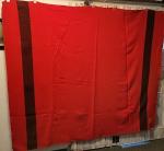 Hudson's Bay Vintage Red Wool Blanket 80 x 72