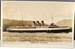 Vintage PC SS Princess Kathleen Steamship Decor