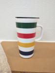 Hudson's Bay Striped Travel Coffee Tea Mug