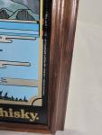 Windsor Whiskey Framed Mirror Advertising Sign