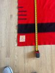 Hudson's Bay Vintage Red Wool Blanket 81x63