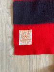 Hudson's Bay Vintage Red Wool Blanket 81x63