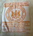 Hudson's Bay Multistripe Wool Blanket 87x66