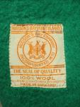Hudson Bay Company Vintage Green Wool Blanket