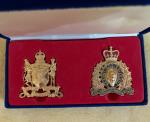 RCMP Nova Scotia 50th Anniversary Badges with Plaque