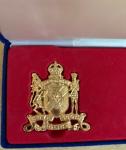 RCMP Nova Scotia 50th Anniversary Badges with Plaque