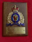 RCMP Nova Scotia 50th Anniversary Badges with Plaque