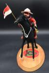 1994 Annalee Mountie Figure with Horse on Base