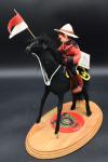 1994 Annalee Mountie Figure with Horse on Base