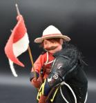 1994 Annalee Mountie Figure with Horse on Base
