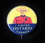 Ontario Mountie Vintage Pin - 1 1/4