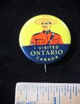 Ontario Mountie Vintage Pin - 1 1/4