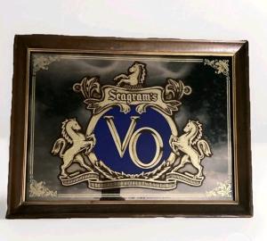 Seagram's VO Vintage Whisky Mirror Bar Sign