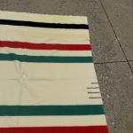 Hudson’s Bay Vintage Striped Wool Blanket 81 x 66