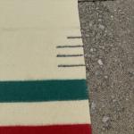 Hudson’s Bay Vintage Striped Wool Blanket 81 x 66