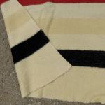 Hudson’s Bay Vintage Striped Wool Blanket 81 x 66