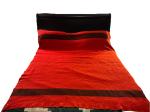 Hudsons Bay Vintage Red Wool Blanket 82 x 66