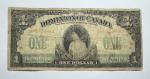 1917 Dominion of Canada Large Size $1 Bill